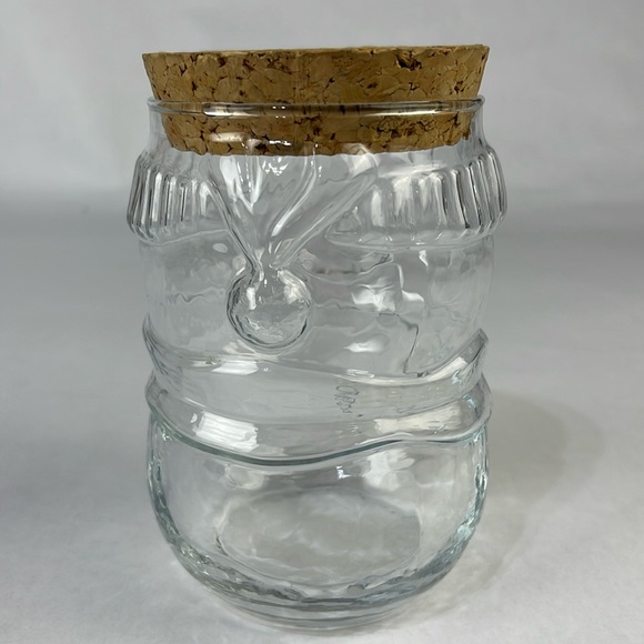 Vintage Glass Snowman Candy/Treat Jar with Cork Lid - Picture 5 of 14